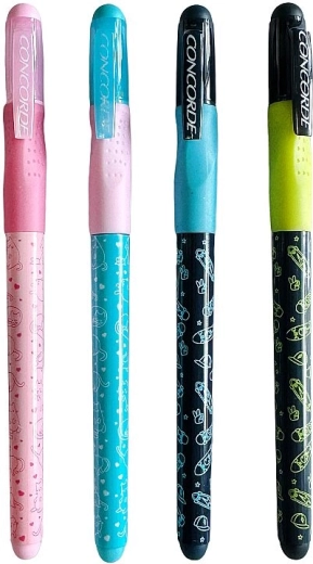 viskeligt pen Concorde CoolMix, blå refill 0,7 mm