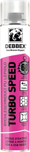Monterings-PU-skum Turbo Speed 750 ml – hurtigt hærdende