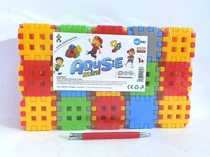 Adusie mini konstruktionsklodser 90 stk