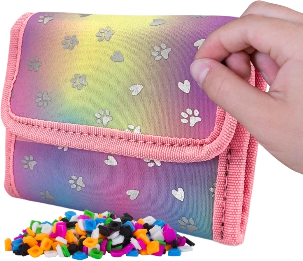Pixie Crew pung enchanted hearts & paws – pink med hjerter og poter