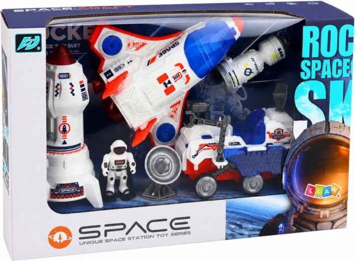 Tilbehør til rolleleg: astronaut og kommunikationsdele