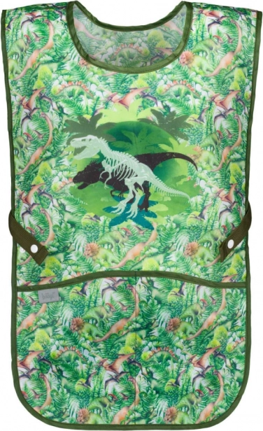 Børneforklæde med dinosaurmotiver