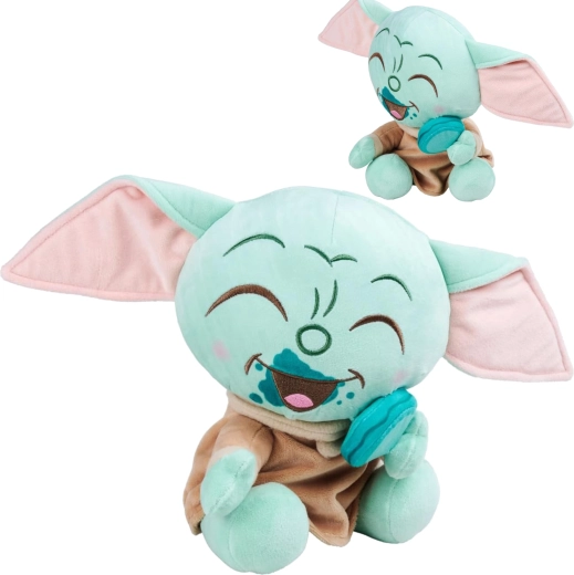 Disney Star Wars plysbamse Grogu med macaron 25 cm