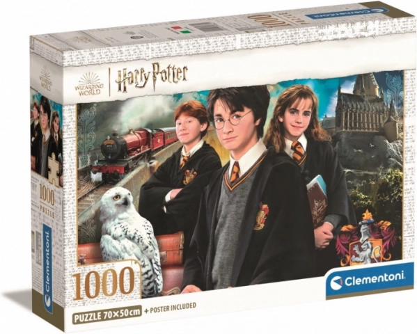 Puslespil 1000 brikker Harry Potter fra Clementoni