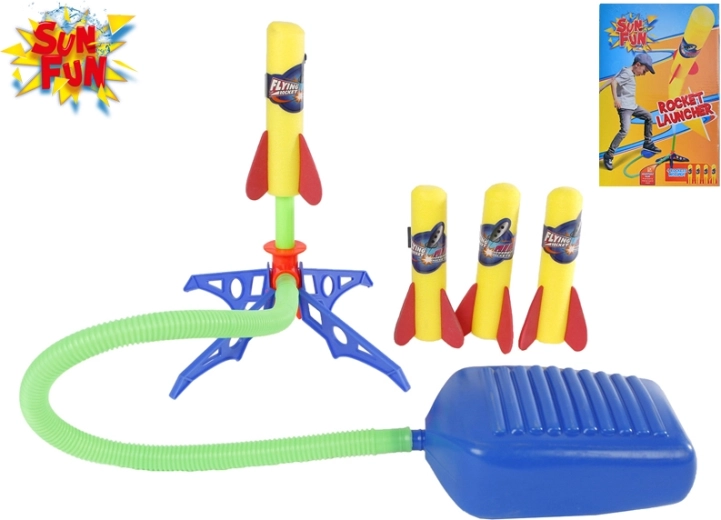 Sun Fun affyrer af skumraketter til børn