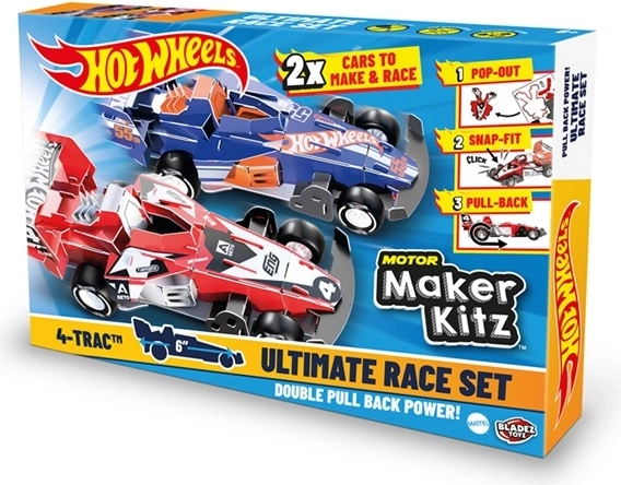 Sæt HW Bladez Maker Kitz Make Race med 2 små biler - 1 stk.