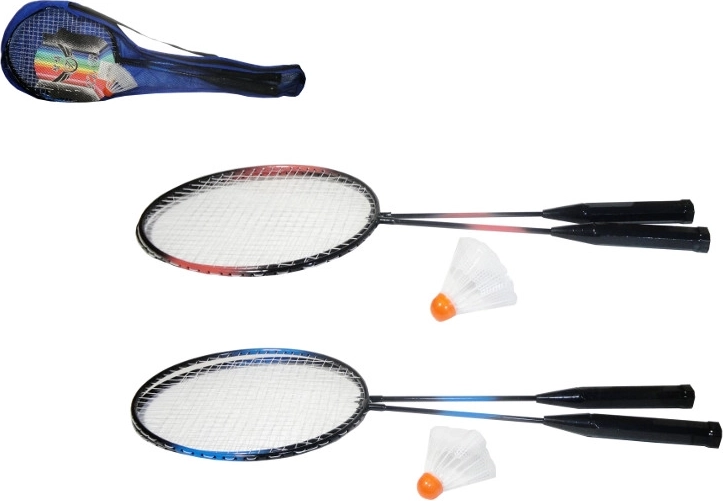 Badmintonsæt i etui