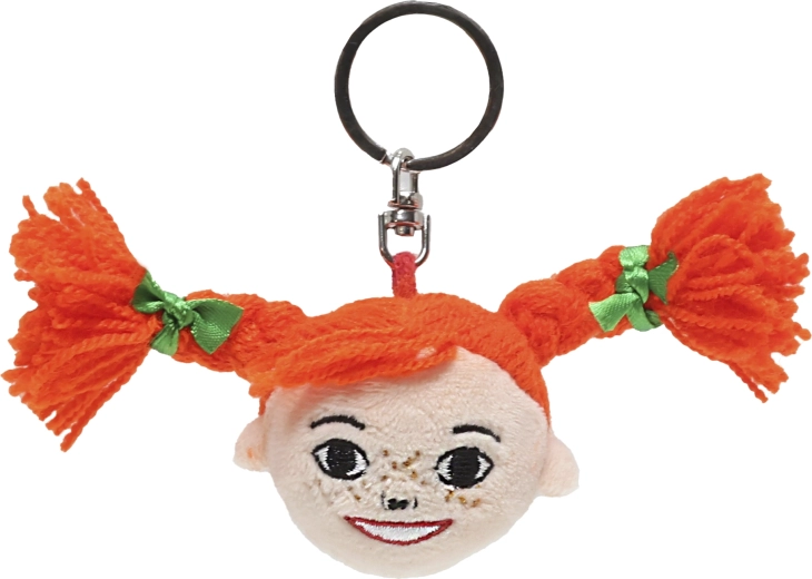 Pippi Langstrømpe nøglering – hoved