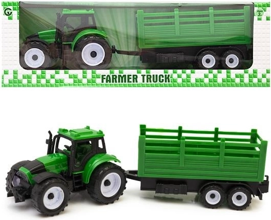 Traktor med anhænger - 1 stk.