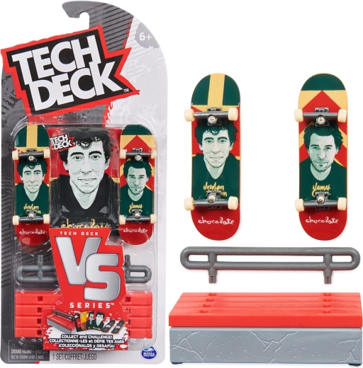 Tech Deck VS Series Chocolate fingerboard-sæt med forhindring 2-pack
