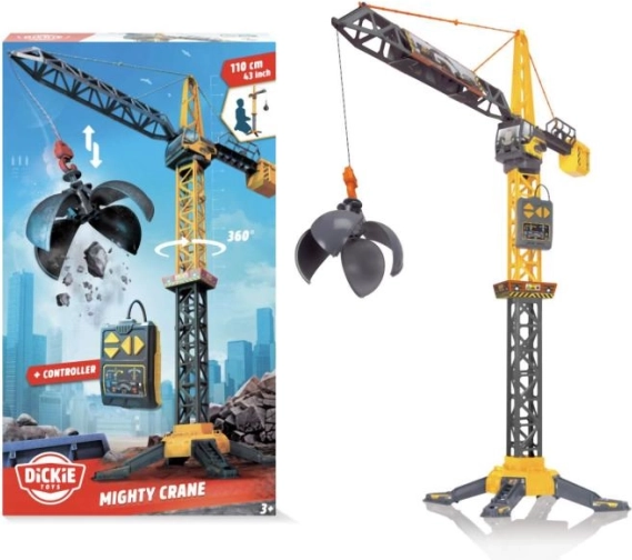 VOLVO-kran med nedrivningskugle, fjernbetjent, 110 cm – DICKIE TOYS