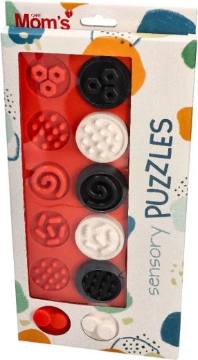Kontrast sensoriske puslespilsringe XL 6m+ Mom's Care