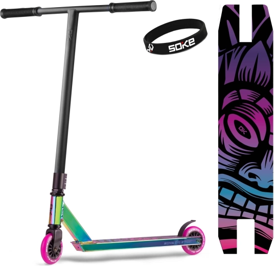 Soke Evo Street sort neochrome freestyle-løbehjul