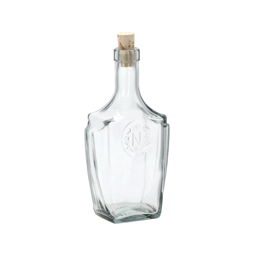 Glasflaske Bonaparte 500 ml med korkprop