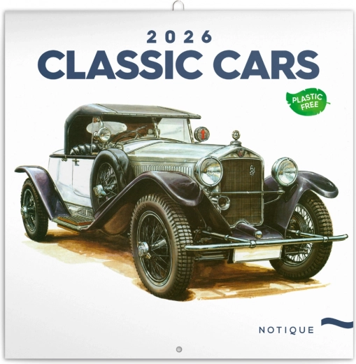 Noteskalender Classic Cars - Václav Zapadlík, 2026
