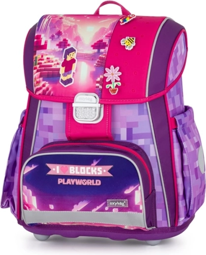 Skoleaktetaske Premium Playworld Girl