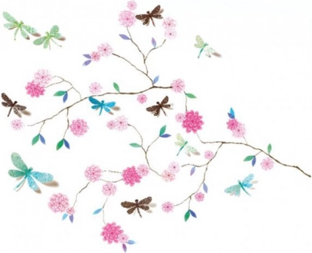 DJECO 3D klistermærker med guldsmede