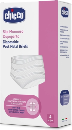 Chicco engangsbukser i net, elastiske, 4 stk.