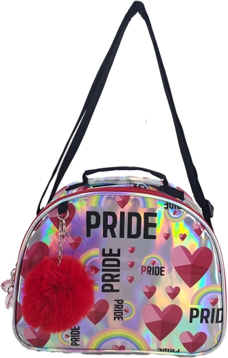 Børnetaske i hjerteform Pride 25 cm