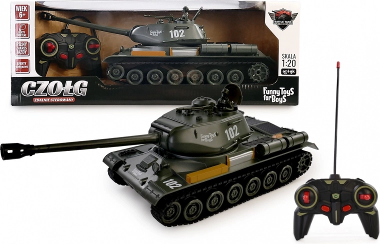 RC tank med lys og lyde