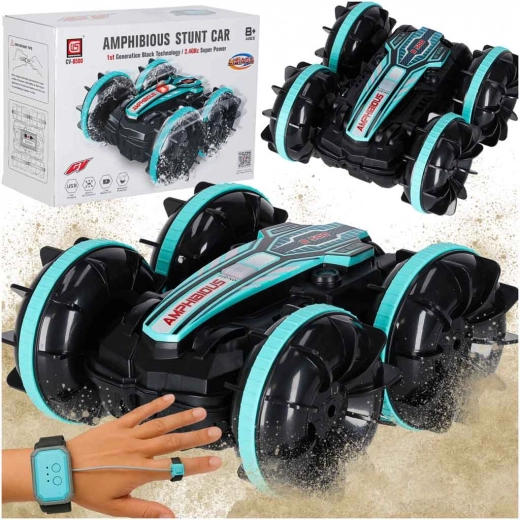 Amfibisk RC-bil med gestsensor 4x4, 2,4 GHz