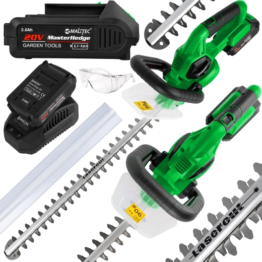 Batteridrevet hækkeklipper MalTec MasterHedge 20V 58 cm