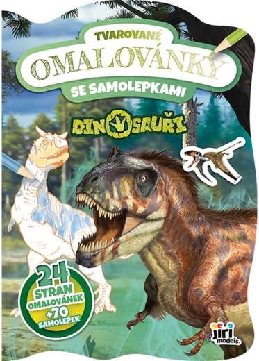 Formede malebøger – dinosaurer