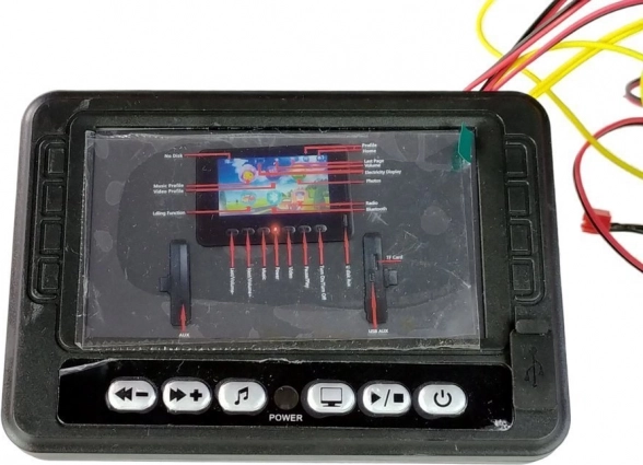 LCD MP4-musikpanel til Range Rover