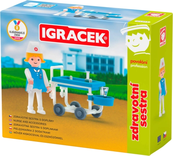 Efko Igráček sygeplejerske – figur med tilbehør