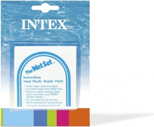 Selvklæbende poollapper 7 × 7 cm, sæt med 6 stk.