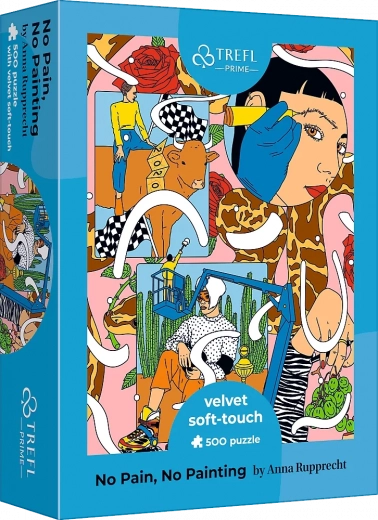 Trefl puslespil Velvet Soft Touch UFT 500 brikker – ingen smerte, ingen malerier