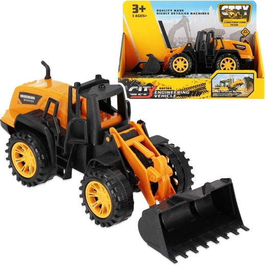 Bulldozerbil med pull-back-funktion
