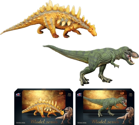 Dinosaurriget – sæt med dinosaurfigurer, 2 typer
