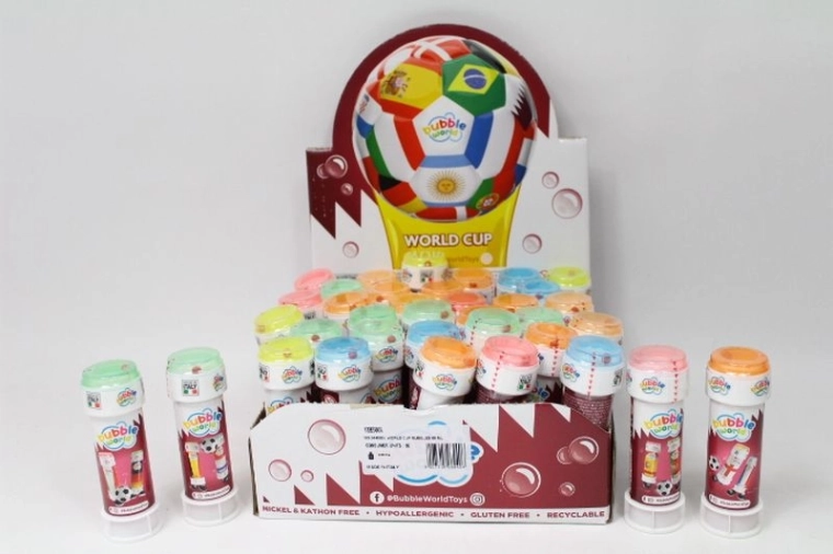 Sæbebobler World Cup 60 ml (sportsmotiver)
