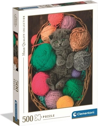 Clementoni puslespil high quality 500 brikker – fluffy killing
