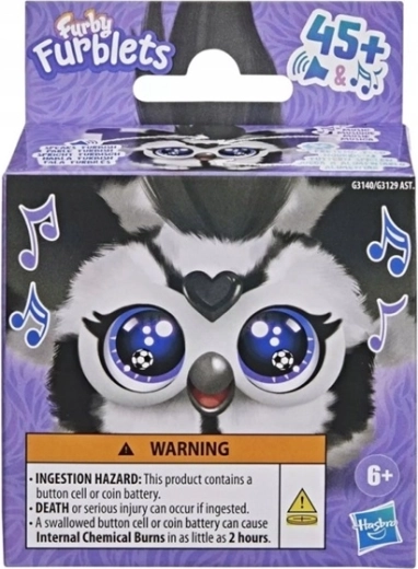 Furby Furblets Sports Goal-Ee interaktiv plyslegetøj med klips