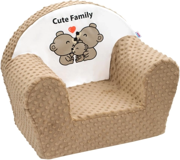 Børnestol i Minky New Baby Cute Family cappuccino