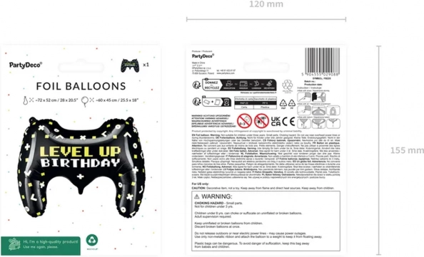Nem oppustning med luft eller helium