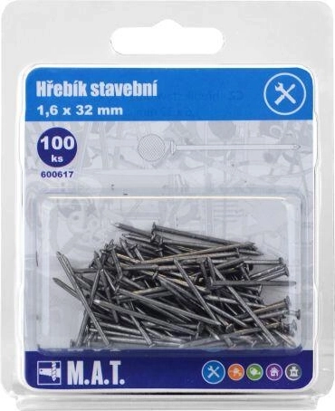 Byggesøm 32 × 1,6 mm, 100 stk.