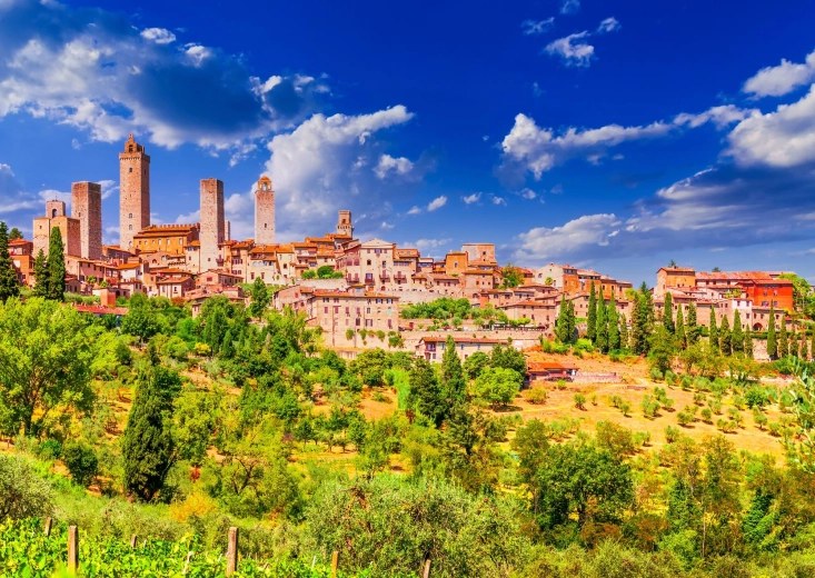 Enjoy puzzle San Gimignano, Italien 1000 brikker