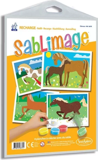 Sentosphere Sablimage sandbilleder med heste