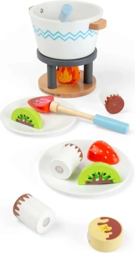 Realistisk madlavnings- og serveringsleg