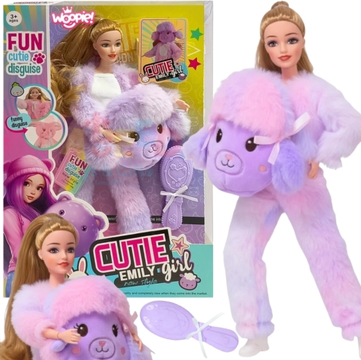 Woopie Royal dukken Emi i lilla fårekostume