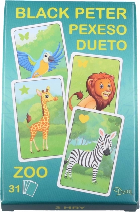 Kortspil Sorteper Zoo – klassisk familiespil