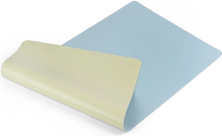 Dobbeltsidet design i to pastelfarver