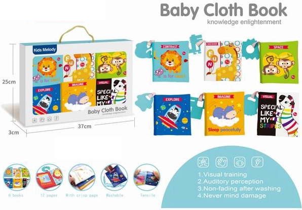 stofbøger til børn med dyr og bidering