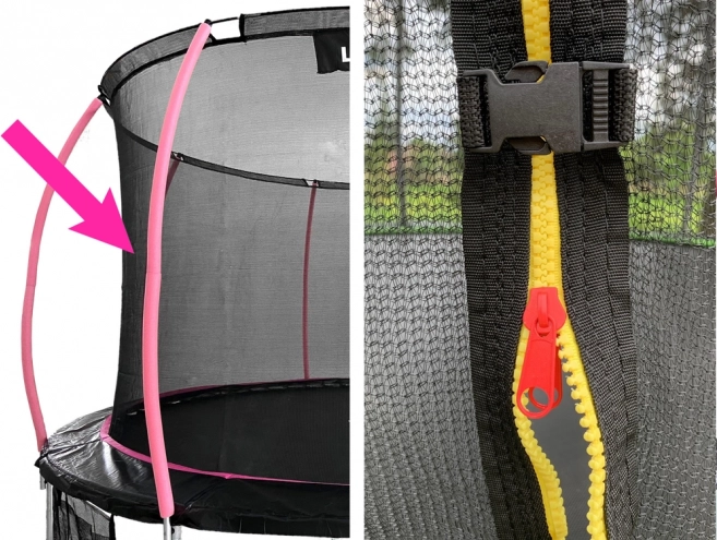 Indvendigt net til trampolin Sport Max 12ft Pink