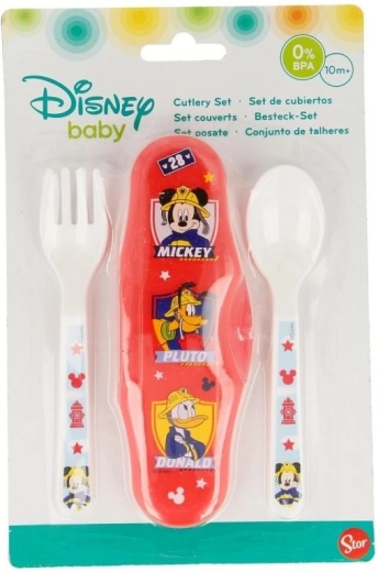 Bestiksæt med etui Mickey - 1 stk.