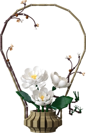 Realistiske vinterblomster af 1001 dele