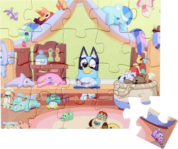 Træpuslespil Bluey – 20 brikker